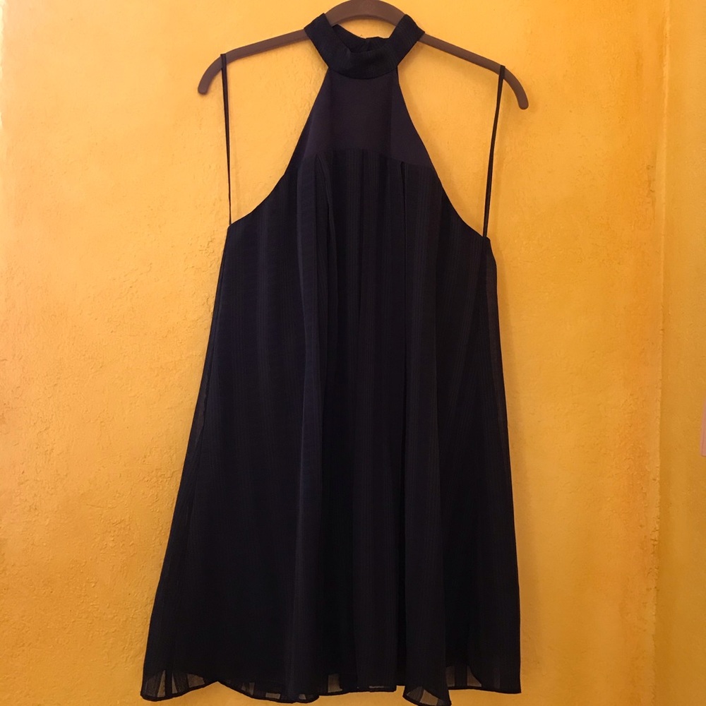 BCBGeneration Navy Flowy Dress